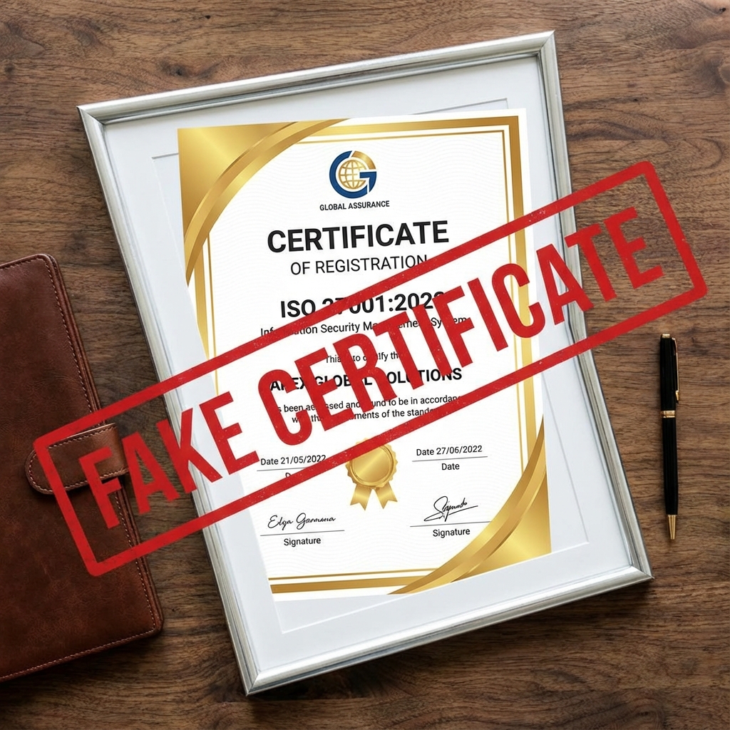 Expired ISO 27001:2022 Certificate